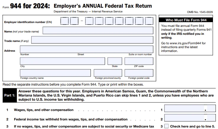 Form 944